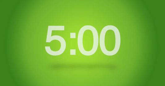 Bright Green Countdown Video