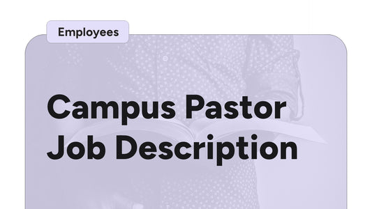 Campus Pastor Job Description