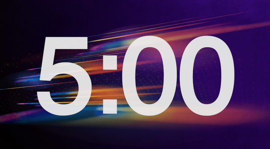 Color Streak Countdown Video