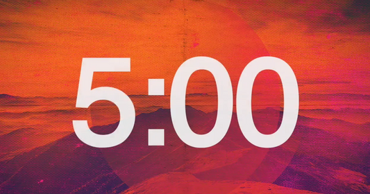 Colored Desertscape Countdown Video