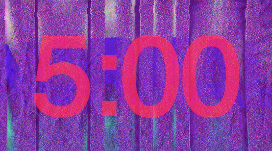 Colorful Static Countdown Video