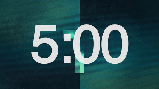 Cross Background Countdown Video