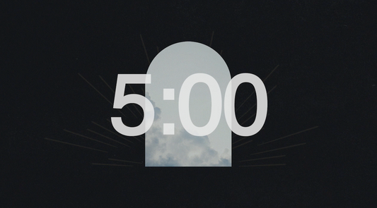 Dark Background Countdown Video