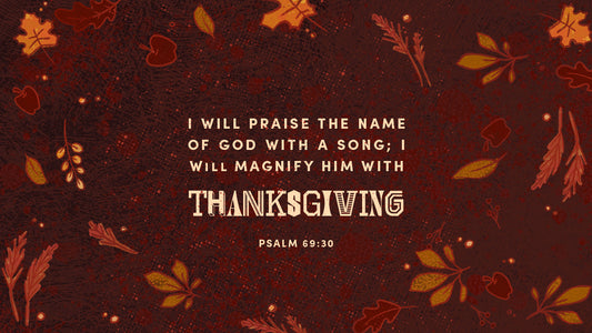 Verse of the Day: Psalm 69:30