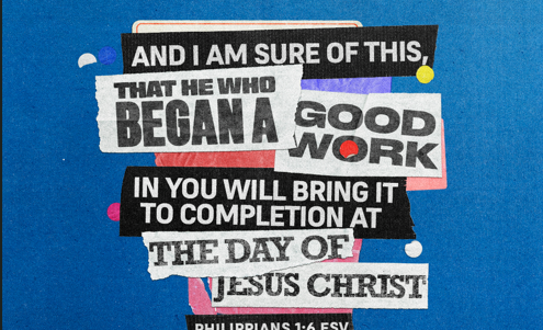 Verse of the Day: Philippians 1:6