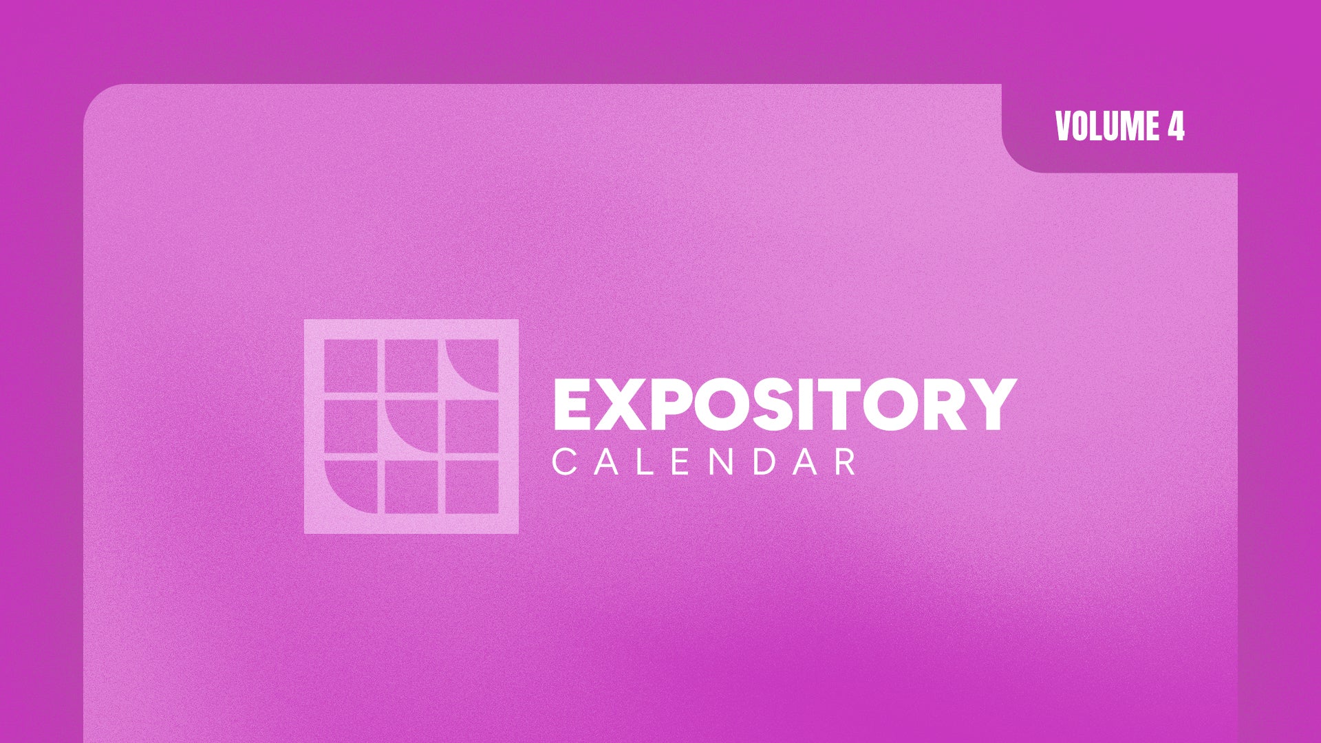 Expository Sermon Calendar: Volume 4