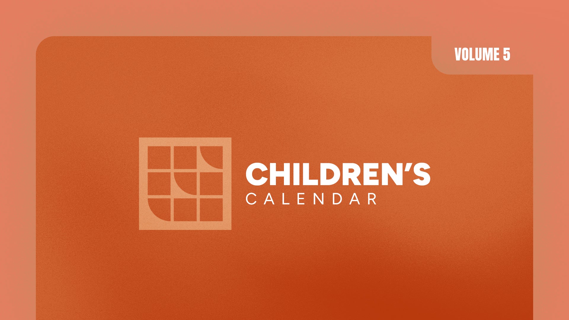 Children's Lesson Calendar: Volume 5