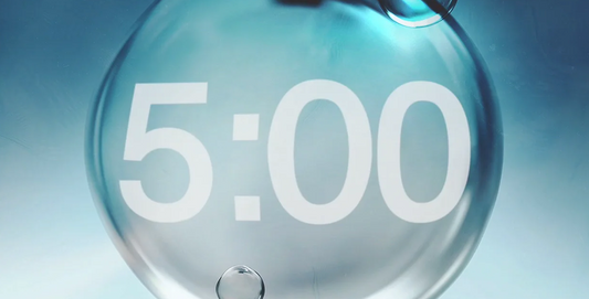 Water Droplet Countdown Video