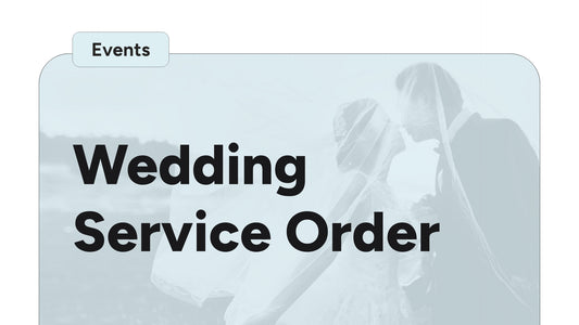 Wedding Service Order