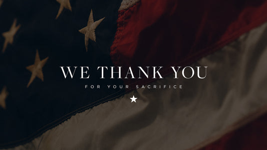 We Thank You For Your Service