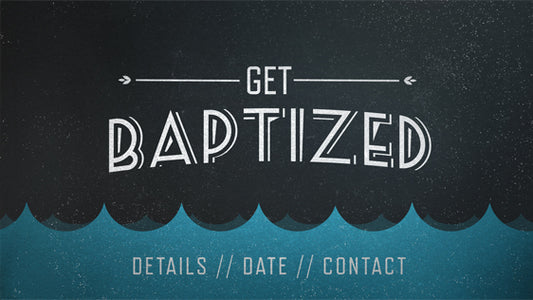 Get Baptized