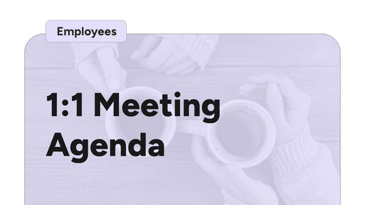 1:1 Meeting Agenda