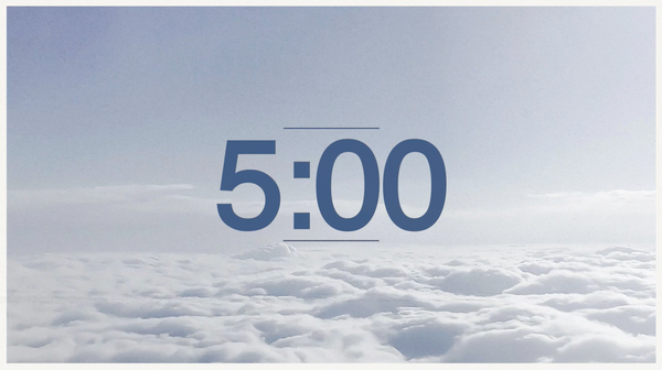 Above The Clouds Countdown Video