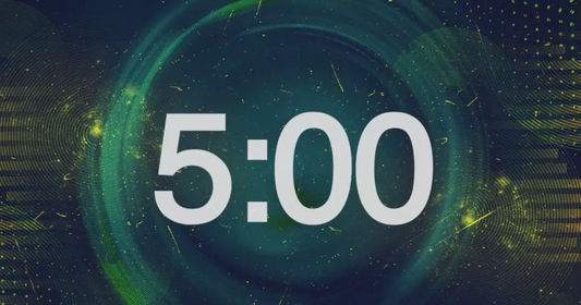 Abstract Circles Countdown Video