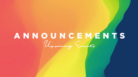Announcements