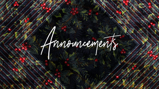 Christmas Announcements Slide