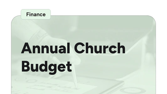 Annual Church Budget Form