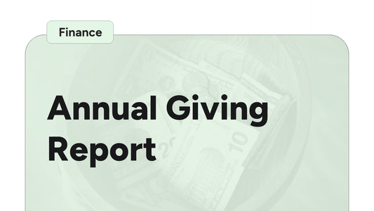 Annual Giving Income Report