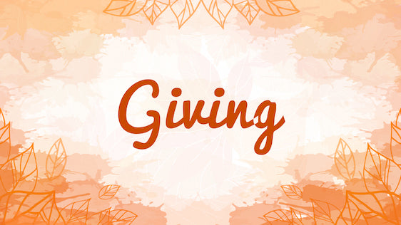 Giving