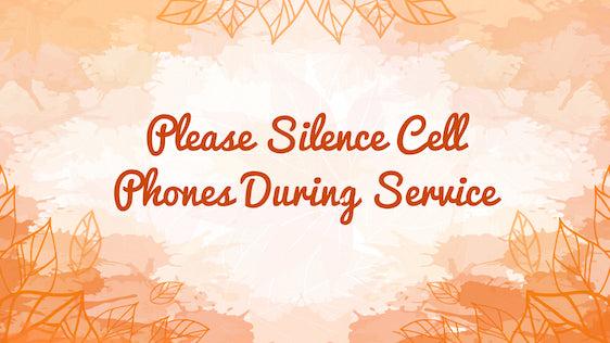 Please Silence Your Phone