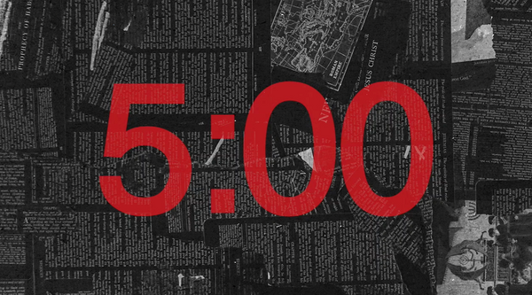 Black and Red Countdown Video