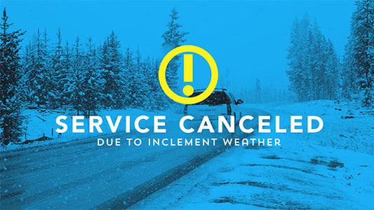 Service Canceled – Snow