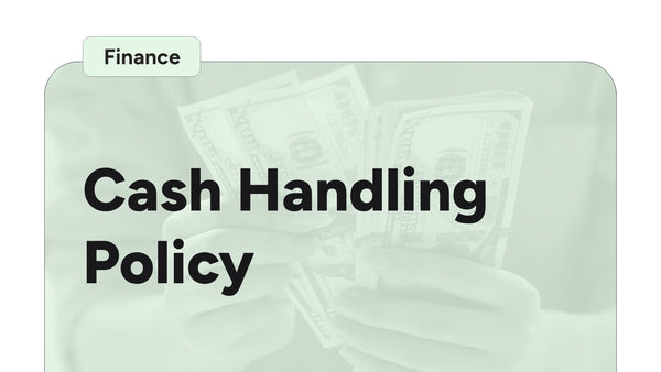 Cash Handling Policy
