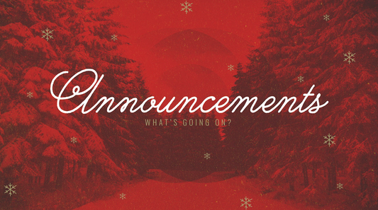Announcements Motion Graphic