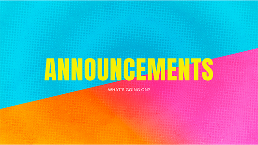 Announcements