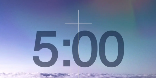 Colorized Sky Countdown Video