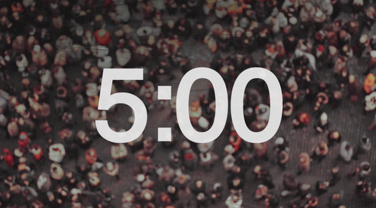 Crowded Street Countdown Video