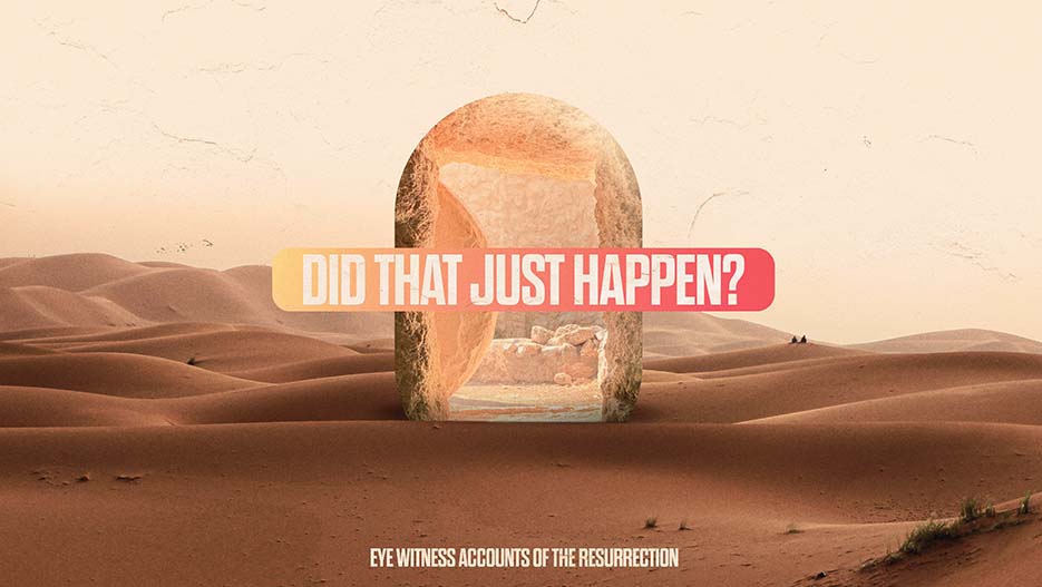 Did That Just Happen?: Eye Witness Accounts Of The Resurrection