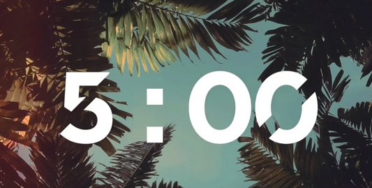 Easter Palm Leaves Countdown Video