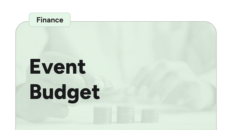 Event Budget Template