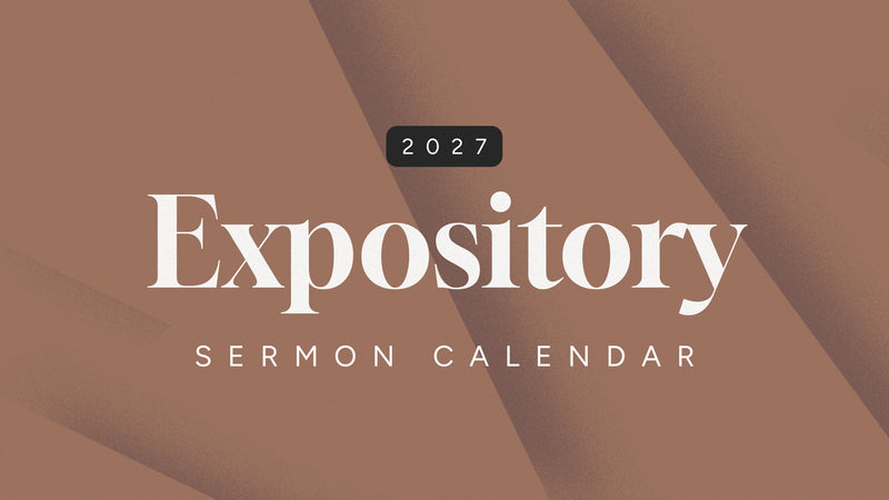 Expository Sermon Calendar – Volume 9