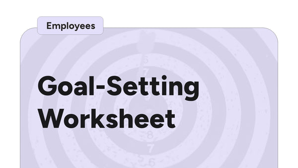Goal-Setting Worksheet – Ministry Pass