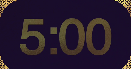 Gold Ornament Countdown Video