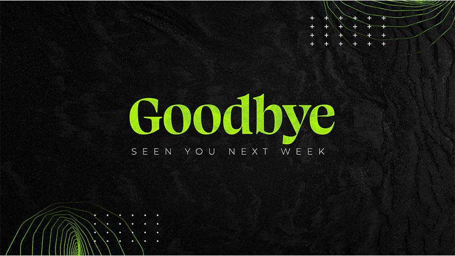 Goodbye – Ministry Pass