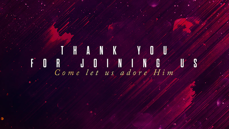 Thank You For Joining Us