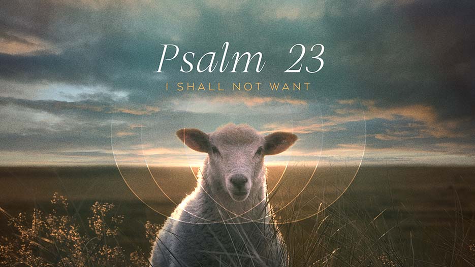 Psalm 23: I Shall Not Want