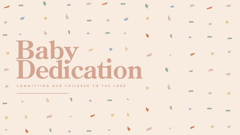 Baby Dedication Graphic