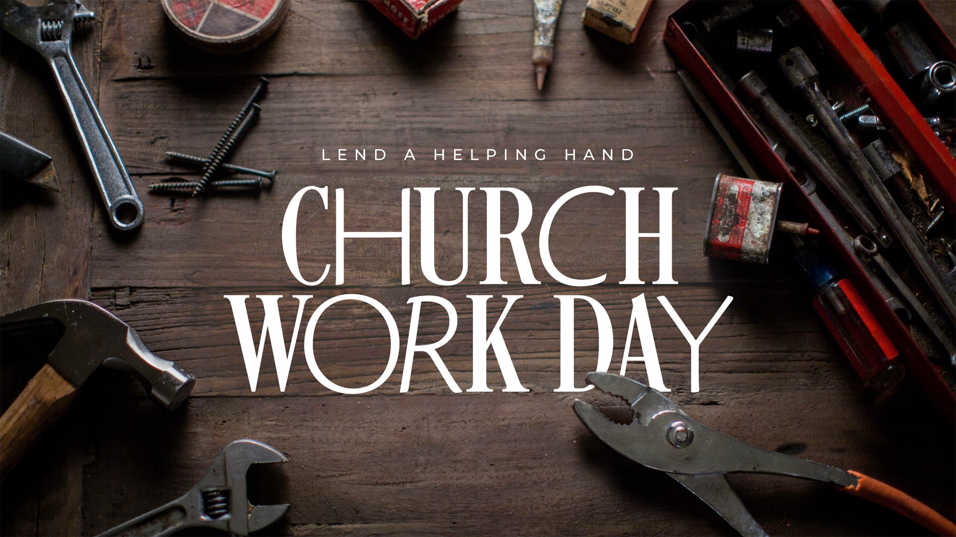 Church Work Day Graphic