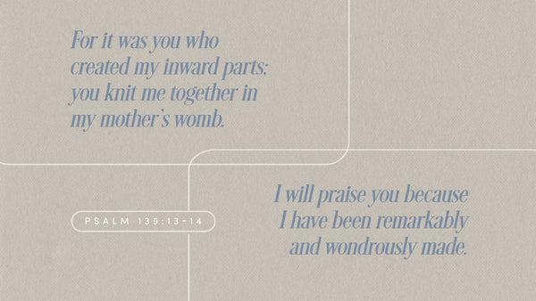 Verse of the Day: Psalm 139:13-14