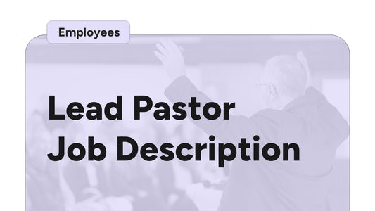 Lead Pastor Job Description