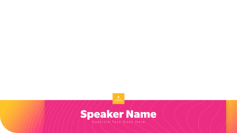 Speaker Title Lower Third