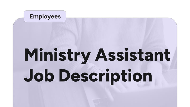 Ministry Assistant Job Description