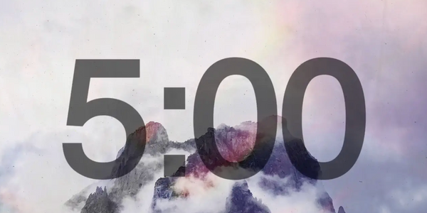 Mountaintop Countdown Video