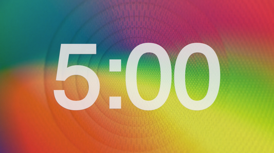 Multicolor Countdown Video
