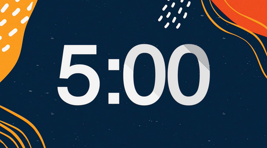 Navy Background Countdown Video