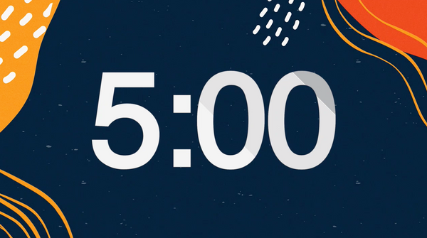 Navy Background Countdown Video